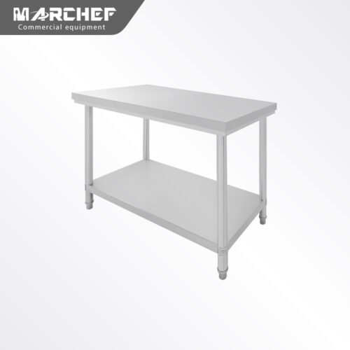 Marchef Stainless Round Tube Work Table Without Splash Sw-6071