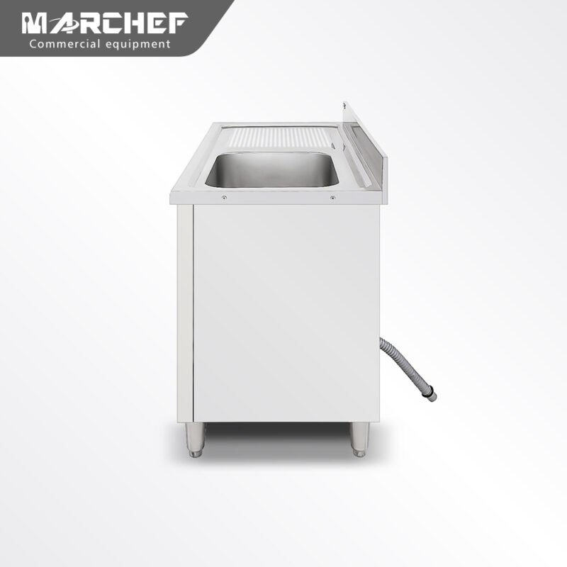 Commercial Stainless Steel Single Sink with Cabinet & Plateform SC-107