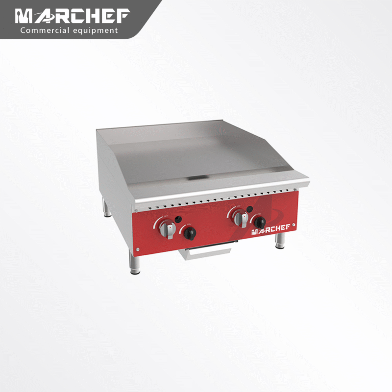 Marchef Commercial Stainless Steel Flat Top plate Gas Griddle MGG24-M