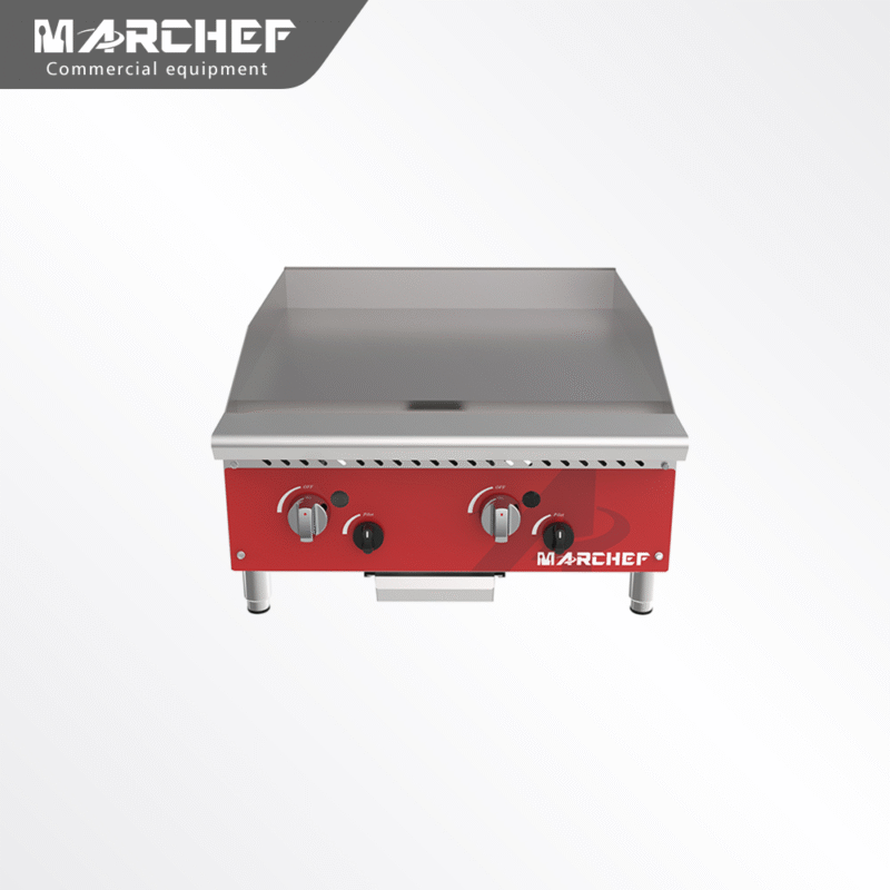 Marchef Commercial Stainless Steel Flat Top plate Gas Griddle MGG24-M