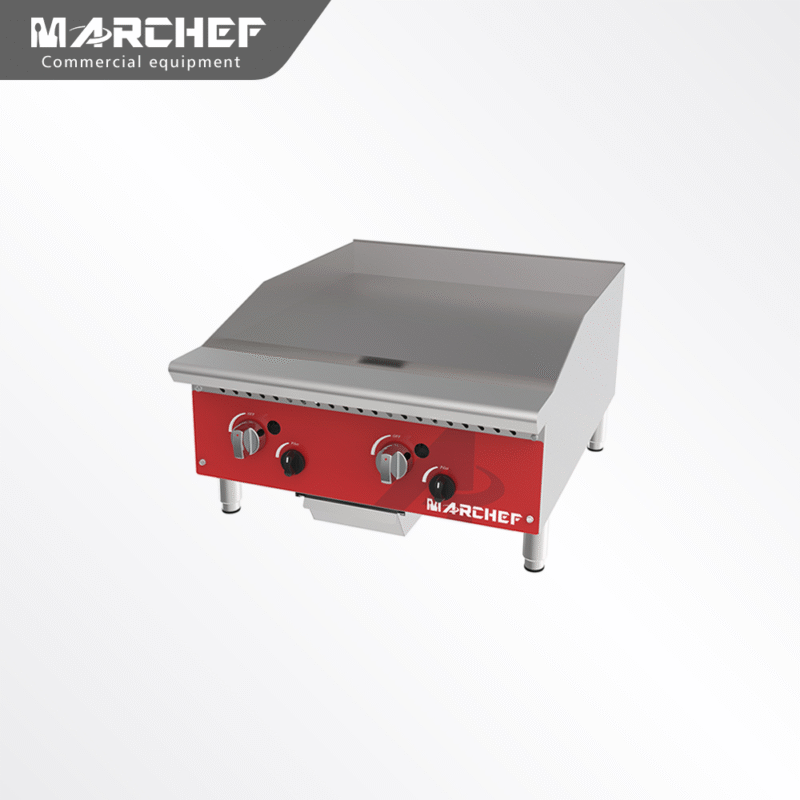 Marchef Commercial Stainless Steel Flat Top plate Gas Griddle MGG24-M