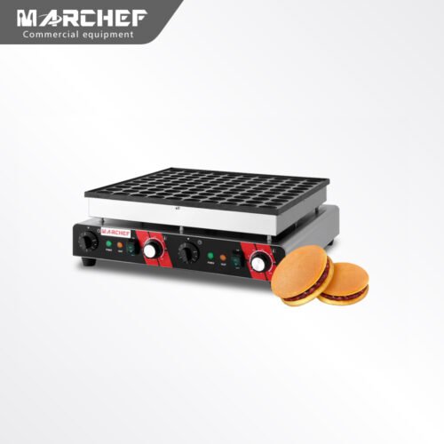 Commercial 100 Holes Mini Dorayaki Waffle Maker WF-100 Wholesale