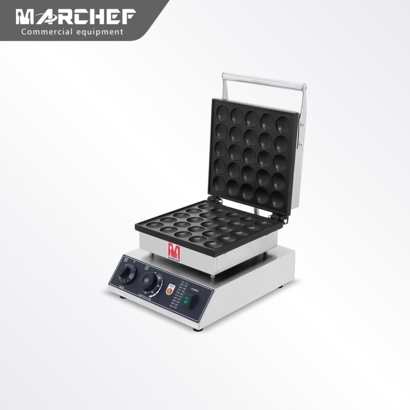 Introducing the Cast Aluminum Non-Stick Mini Waffle Maker WF-2247 – the perfect blend of durability, convenience, and style for your commercial or home kitchen! Crafted with high-quality cast aluminum, this mini waffle maker ensures even heat distribution and long-lasting performance, while the non-stick coating guarantees easy waffle removal with minimal mess. Whether you’re making small, bite-sized waffles for a café, catering event, or breakfast buffet, the WF-2247 delivers perfect results every time – crispy on the outside, soft and fluffy on the inside. Its compact design is ideal for saving space without sacrificing performance, and the sleek, modern look will complement any kitchen decor. Available at unbeatable wholesale prices, the WF-2247 is a must-have for anyone looking to offer delicious mini waffles with ease and efficiency. Elevate your waffle-making game today and watch your business thrive!