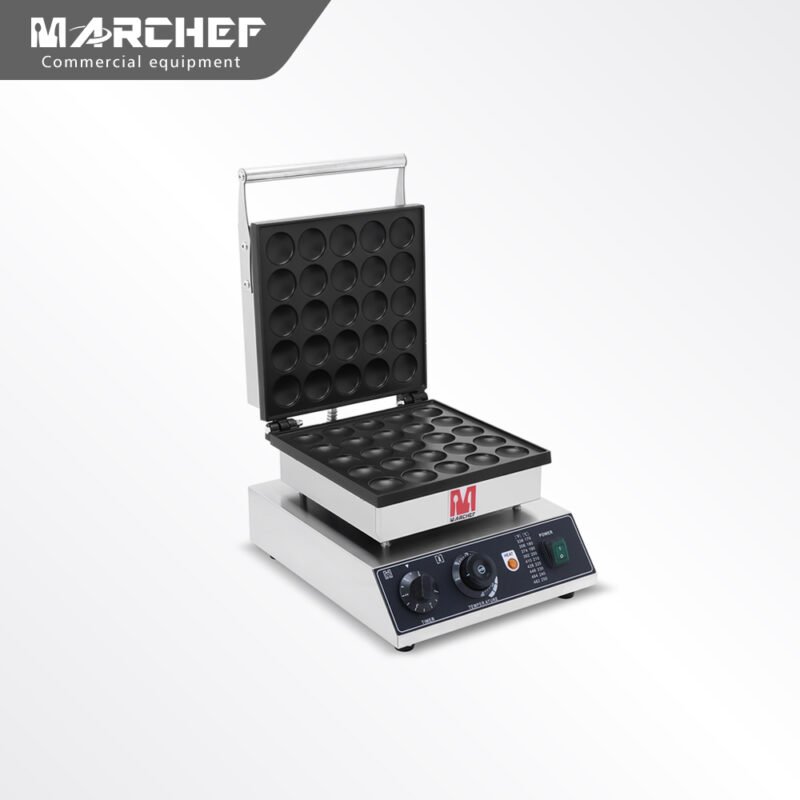 Introducing the Cast Aluminum Non-Stick Mini Waffle Maker WF-2247 – the perfect blend of durability, convenience, and style for your commercial or home kitchen! Crafted with high-quality cast aluminum, this mini waffle maker ensures even heat distribution and long-lasting performance, while the non-stick coating guarantees easy waffle removal with minimal mess. Whether you’re making small, bite-sized waffles for a café, catering event, or breakfast buffet, the WF-2247 delivers perfect results every time – crispy on the outside, soft and fluffy on the inside. Its compact design is ideal for saving space without sacrificing performance, and the sleek, modern look will complement any kitchen decor. Available at unbeatable wholesale prices, the WF-2247 is a must-have for anyone looking to offer delicious mini waffles with ease and efficiency. Elevate your waffle-making game today and watch your business thrive!