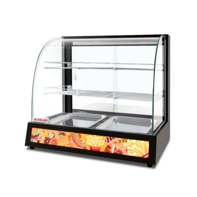 Transparent Commercial Food Display Cabinet FDW-2P