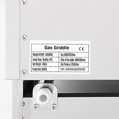 GG-600D series Commercial Gas Griddle