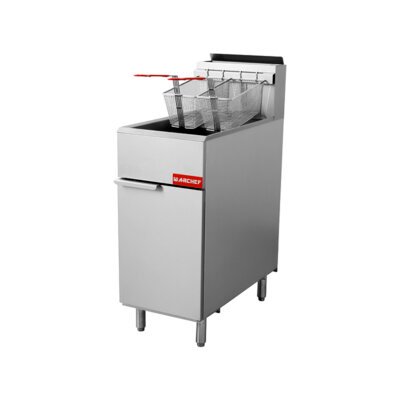 mgf3 commercial 3 burner gas fryer – 90,000 btu total power