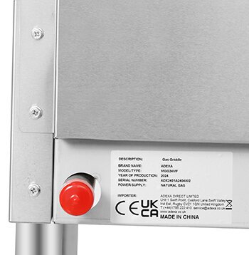 MGG24-MF Series Commercial Gas Griddle Dual Burners