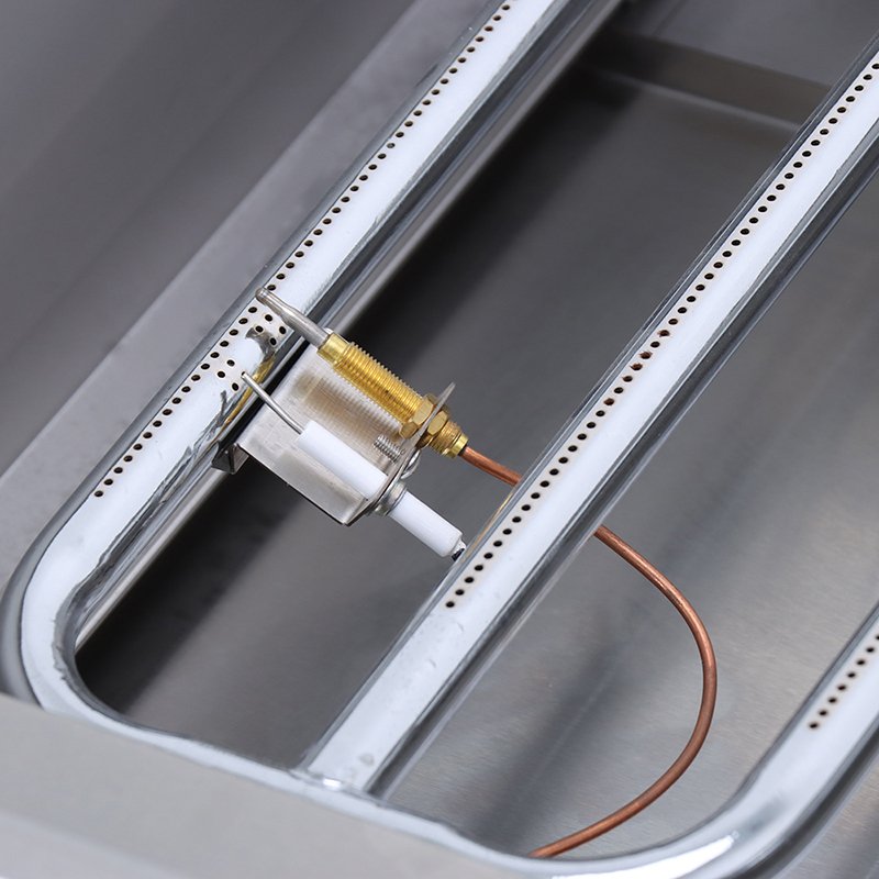 2 burner stainless steel gas grill 1102b