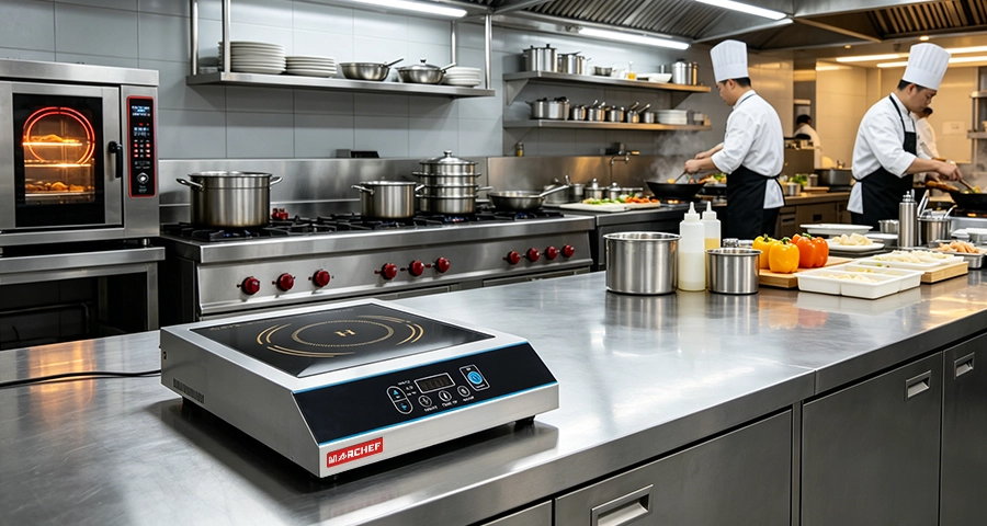 commercial induction cooker vs gas stove