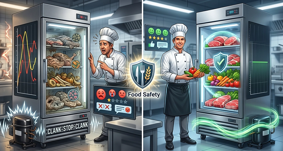 precision temperature control food safety commercial kitchen