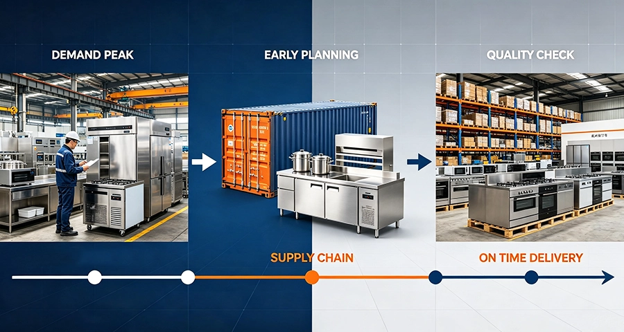 Seasonal Demand Forecasting in Commercial Kitchen Equipment Sourcing
